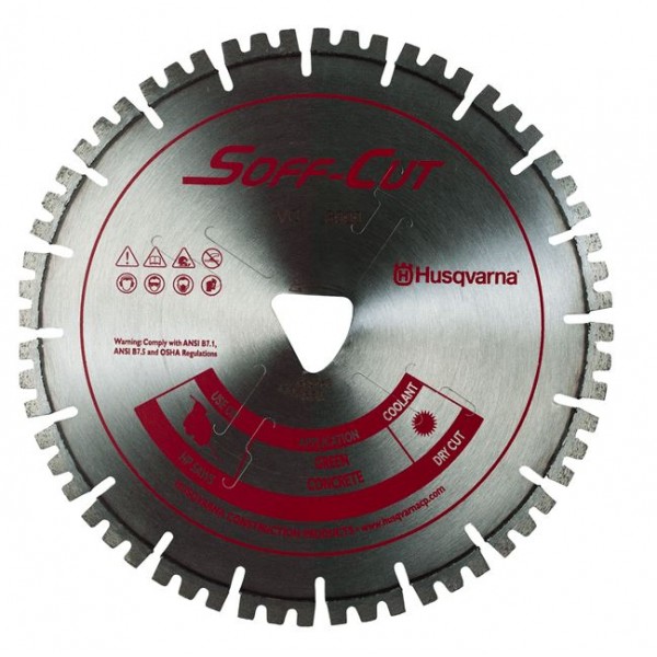 Husqvarna 589436301 Soff-Cut VC14-3000 Vari-Cut Red 13.5 inch X .100 Diamond Blade (10 Pack)