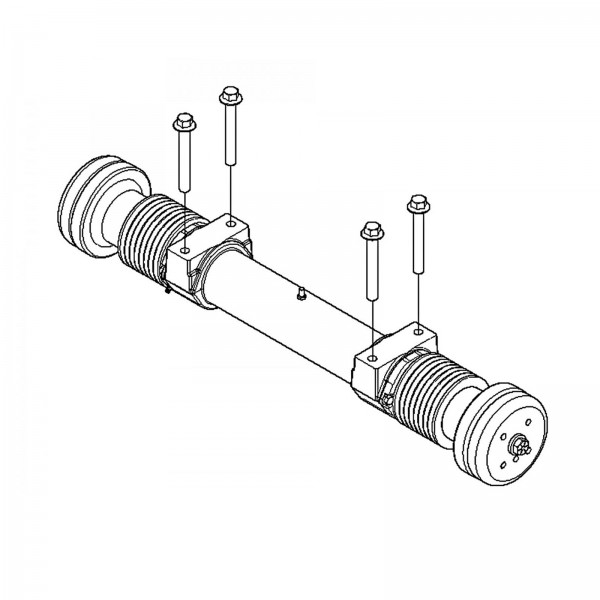 Husqvarna 590200101 Blade Shaft 48" 3 Speed