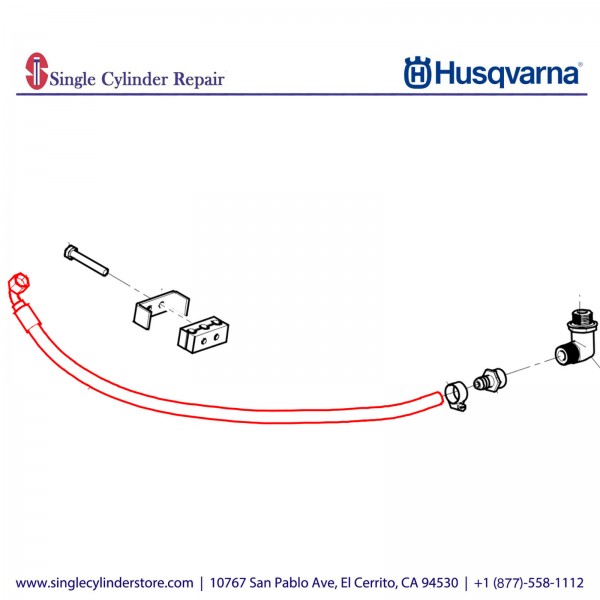 Husqvarna 594185801 Hydraulic hose