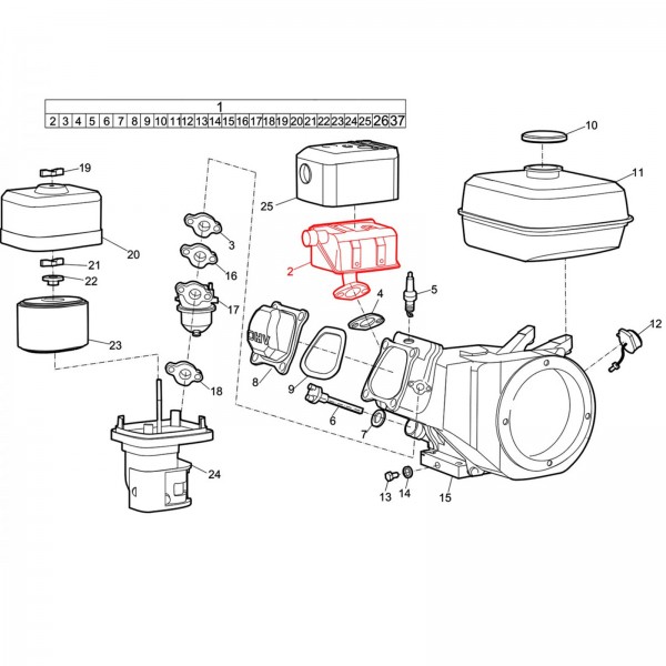 Husqvarna Construction 594203601 SILENCER