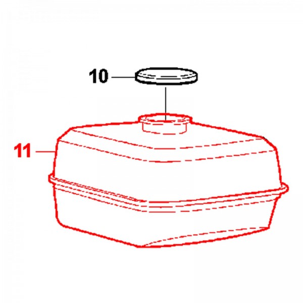 Husqvarna Construction 594204501 FUEL TANK