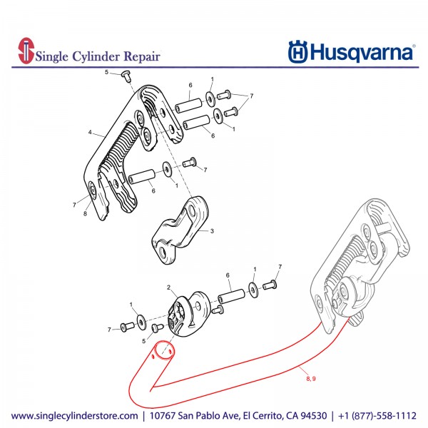 Husqvarna 594480601 HANDLE