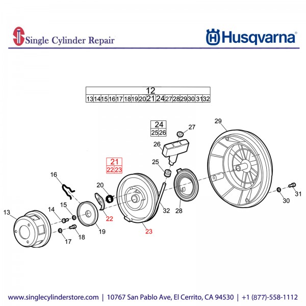 Husqvarna 594569101 Reel