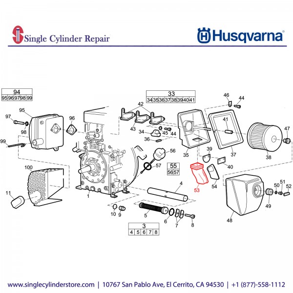 Husqvarna 594571701 Rubber Hose