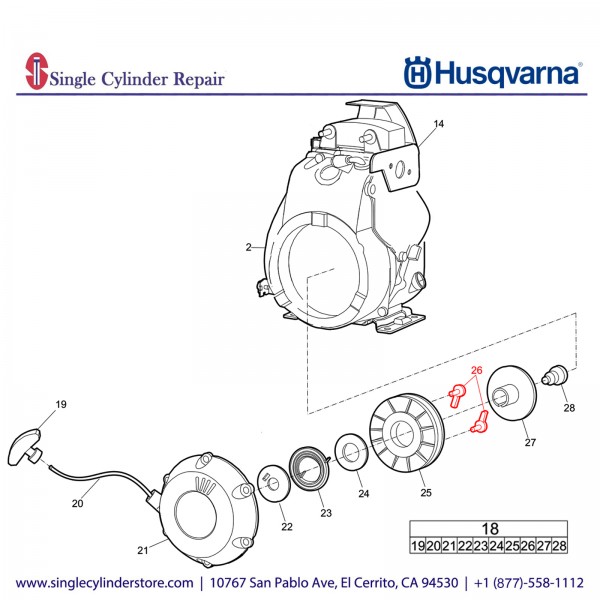 Husqvarna 594583501 Ratchet