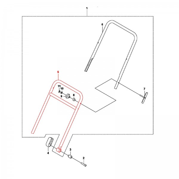 Husqvarna Construction 594654001 HANDLE