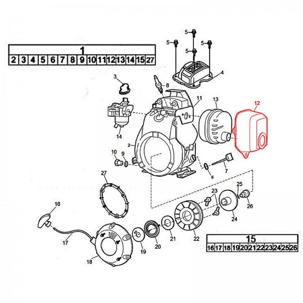 Husqvarna Construction 595129001 Cover