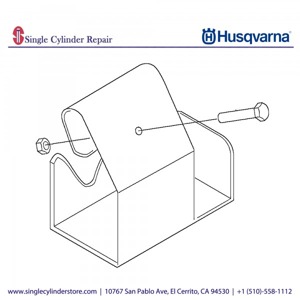 Husqvarna Bottle Holder Bracket Kit 598928901