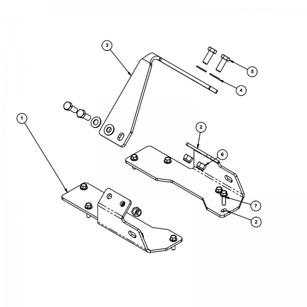 Barreto A1555 Lift Eye, Bolt-On