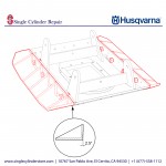 Husqvarna 594758801 EXTENSION PLATE