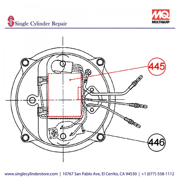 Multiquip 020S500UL445 Capacitor 