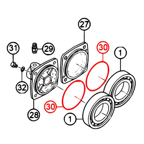 Multiquip 050101050 O Ring G-105 MVH-302G/D,502DS