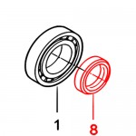 Multiquip 060405040 Oil seal, MVH408