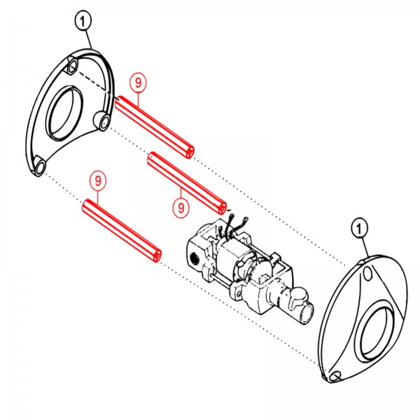 Multiquip 1000-209 Handle Tube Extrusion