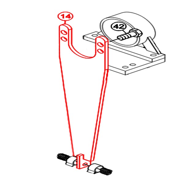 Multiquip 13147 Arm, Motor Torque W/A Wm120 (96)