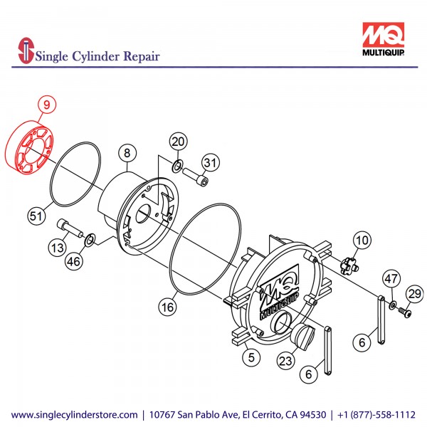 Multiquip 1466040700 Plate Wear QP-4TH