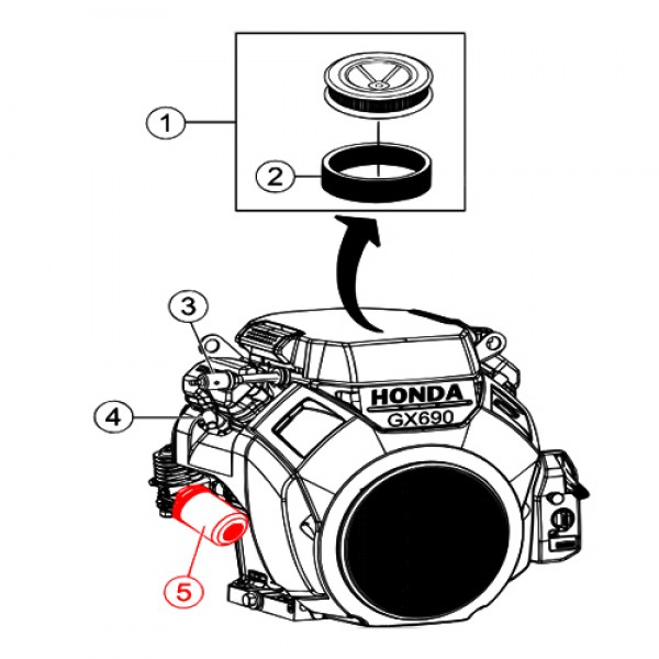 Multiquip 15400RTA003 Cartridge Oil Filter