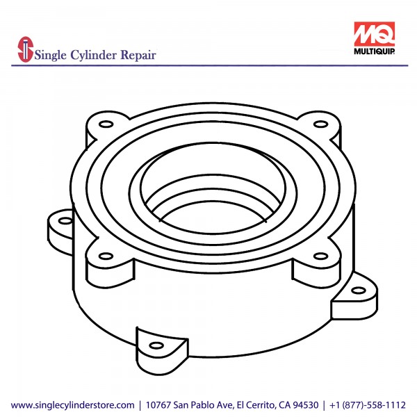 Multiquip 1936FS0750N Bearing bracket ST41230