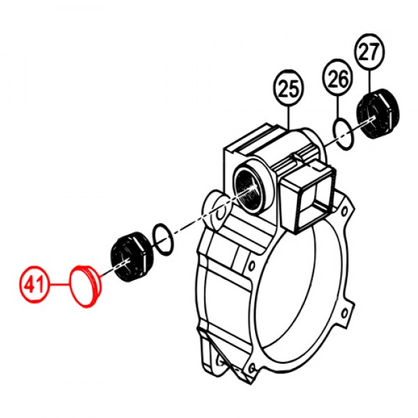 Multiquip 1992108050  Cap (ADC-made) QP-3T