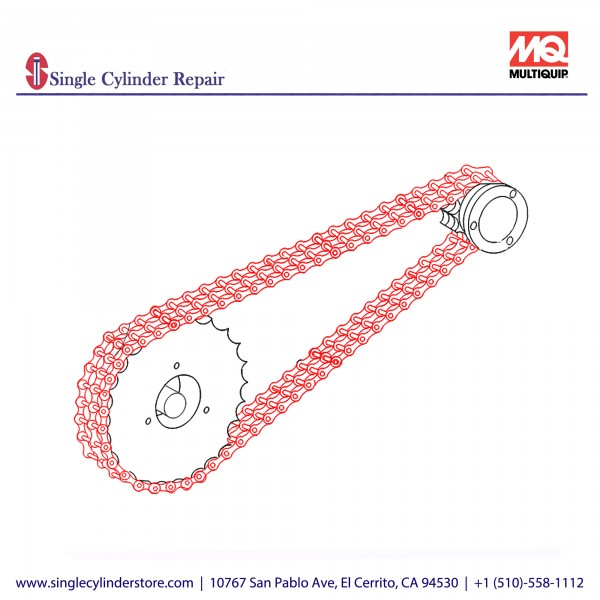 Multiquip EM14308 Chain C30HD,GAS 