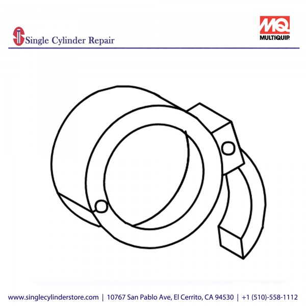 Multiquip COUPLING - 3" - CF - Adjustable - HD EM28904