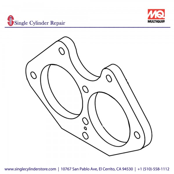 Multiquip Wear Plate One Sided St30,45,70 EM98021A