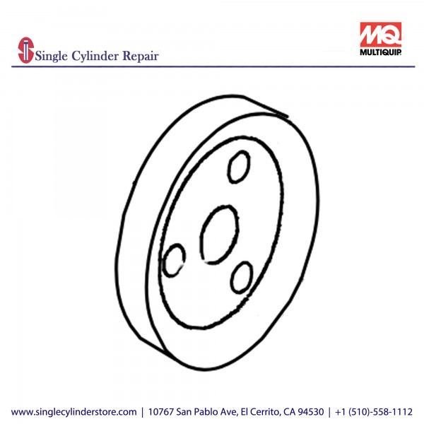 Multiquip Cup, Piston Yellow, LS/ST Pumps EM98050Y