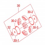 Multiquip 361463840 Clutch Ay MT-85HS, 74F (DUAL)