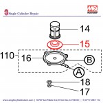 Multiquip 366459790 Packing, Fuel Tank MTX 70 / 70HD