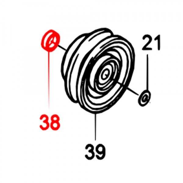 Multiquip 408421270 Spacer Clutch MVC-72