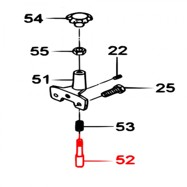 Multiquip 418467260 Stopper, WHL82