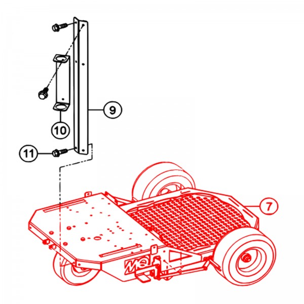 Multiquip 49204 Frame, Base