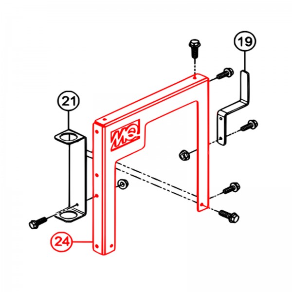 Multiquip 49248 Cage, Ends