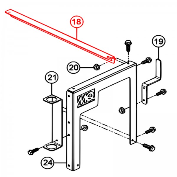 Multiquip 49249 Cage, Top