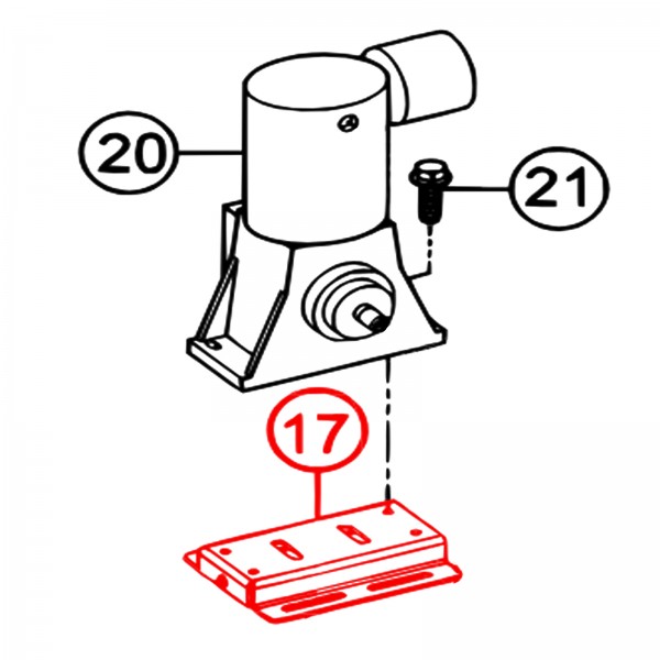 Multiquip 49272 Pump Compressor Bracket