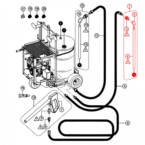 Multiquip 49280 Suction Tube Assy