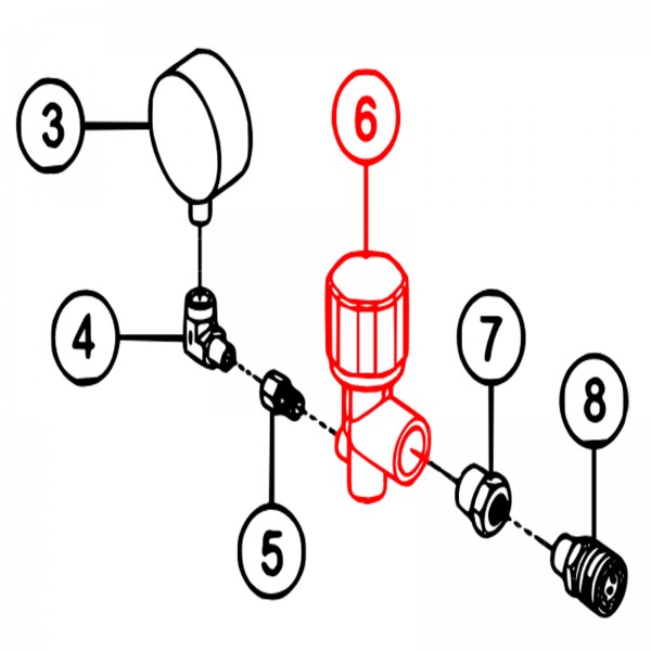 Multiquip 49309	Regulator, Pressure