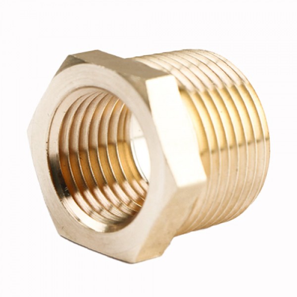 Multiquip 49333 Fitting, Brass 3/4" Mnpt-3/8" Fnpt