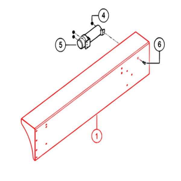 Multiquip 49635 Svc Order 59662 - W/A Cradle Shelf Lh