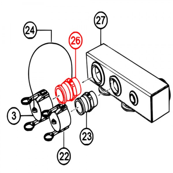 Multiquip 49671 Fitting, 2"Mnpt X 2"M, Cam Lever