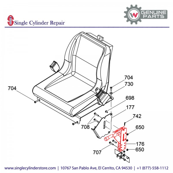 Wacker 5000111116 Brake control