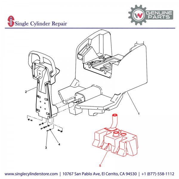 Wacker 5000186626 Fuel cap