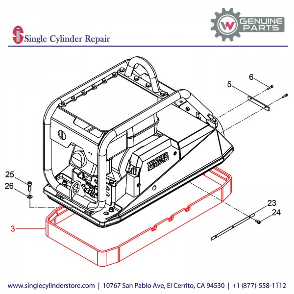 Wacker 5100009634 Apron