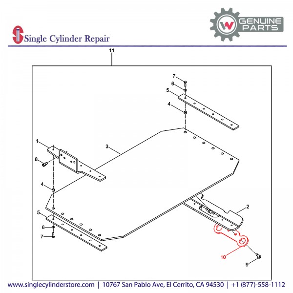 Wacker 5100010935 Plate