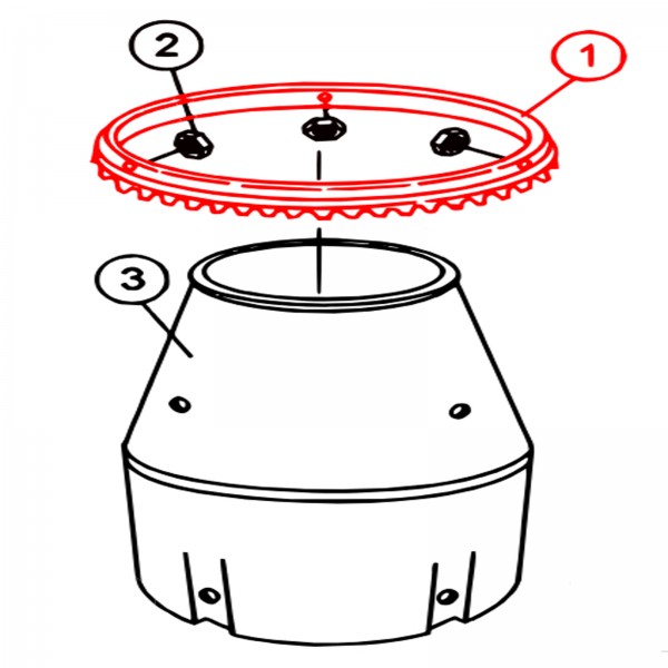 Multiquip 510992 Ring Gear