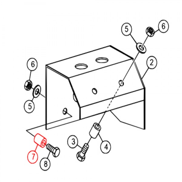 Multiquip 512507 Spacer