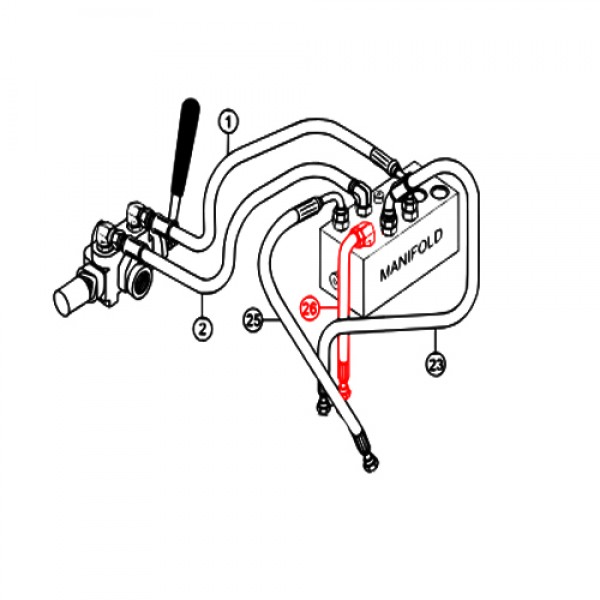 Multiquip 513603 Hose, Manifold