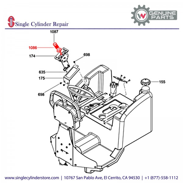 Wacker 5200023172 Grip Housing Kit