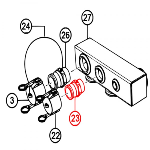 Multiquip 59673 Kit, WT5, Tire Chock, W85S