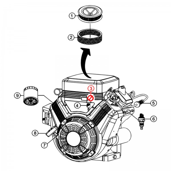 Multiquip 692318 Switch Ignition JRT/BRT